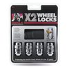 Gorilla Automotive (71641X) 14mm x 1.50 Thread Size Acorn Chrome X2 Wheel Lock, (Pack of 4)
