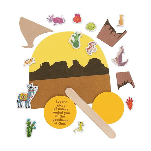 Fun Express Southwest VBS God is Surprising Pop-Up Craft Kit - VBS Vacation Bible School Supplies/Decor - Makes 12