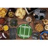 Football Party Supplies Kit Serve 24, Includes: Big Game Football Plates, Football themed Napkins, Football Inspired Cups for Football Party, Tailgate Party, Football Party Decorations. Total 72 PCS