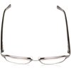 Foster Grant Men's Donovan Square Reading Glasses, Gunmetal/Transparent, 53 mm, +1.00
