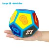 1 PC 12 Sided Game Dice 4.7 Inches Foam Playing Dodecahedrons Dice Kids Board Game Educational Toy for Table Games,to Get Your Lucky Numbers!