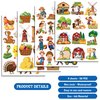 Farm Theme Temporary Tattoos, Famer Animals Temporary Tattoo Stickers for Birthday Decorations, Party Supplies Party Favors, School Rewards Gifts