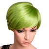 Kori Koli Short Lime Green Color Pixie Cut Hair Wig 100% Kanekalon Fiber Cosplay Daily Party Lime Synthetic Wig for Women 6 inches (LIME)