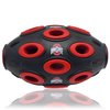 Pets First NCAA Ohio State Buckeyes Football Treat Dispensing Toy for Dogs and Cats, Rubber Ball Dog Toy, Interactive Fun Dog Treat Toy, Natural Rubber Dog Feeding Toy