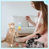 DODHEG 24 Pcs Colorful Pet Balls, Soft Plush Balls, Indoor Toy for Cat, Interactive Cat Toy.
