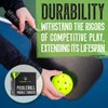 Gradient Fitness Pickleball Paddle Eraser, Pickle Ball Racket Natural Cleaner, Efficiently Removes Ball Residue, Dust, Dirt, & Minor Scrapes/Scratches, Increases Grit, Pickleball Paddle (Green)