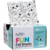 ForPro Professional Collection FUN Meow Magic 5Foil Sheets, Aluminum Foil, Pop-Up Foil Dispenser, Hair Foils for Color Application and Highlighting Services, Food Safe, 5" W x 10.75" L, 500-Count