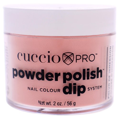 Cuccio Colour Powder Nail Polish - Lacquer For Manicure And Pedicure - Highly Pigmented Powder That Is Finely Milled - Durable Finish With A Flawless Rich Color - Easy To Apply - Pastel Peach - 1.6 Oz