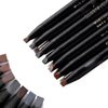 6pcs/pack Brow Pencil Set Pull Cord Peel-off Eyebrow Pencils Waterproof Long Lasting Microblading Eyebrow Pen for Marking, Filling, Outlining (Gray)
