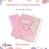 Emily Rose 18 Inch Doll Accessories | USA Business | 18-in Doll 5 PC Bedding Gift Set- Reversible Floral Print | Fits Most 14-18" Doll Beds Cribs & Cradles
