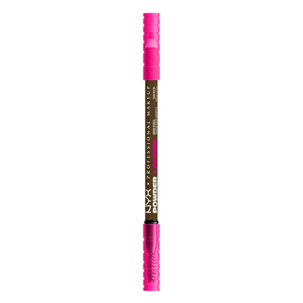 NYX PROFESSIONAL MAKEUP Brow Powder Louder Eyebrow Pencil, Brow Pencil with Buildable Volume For Up To 12HR Wear, Vegan Formula - Taupe