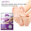 Foot Peel Masks for Dry Cracked Feet 5 Pack,Exfoliating Foot Mask, Natural Exfoliator for Dead Skin, Callus, Repair Rough Heels for Men Women,Make your Foot Baby Soft in 7 Days, AlIVER (4" - 12")
