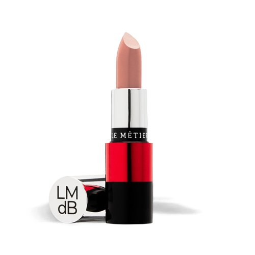 MĒTIER® Colour Core Creamy & Hydrating Demi-Matte Lipstick, Highly Pigmented Color, Infused with Argan Oil & Vitamin E (Los Angeles - classic nude)
