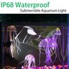 S SMIFUL LED Aquarium Lights RGB Fish Tank Lights Underwater IP68 Waterproof Submersible Remote Control Lid Hang Lights Color Changing Small Fish Aquarium Tank Pond Waterfall Lighting, 7.5 inch