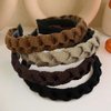 WOVOWOVO 4 Packs Braided Headbands for Women Girls Wide Hairbands Non Slip Fashion Head Bands for Women’s Hair Twist Headband Thick Solid Color Hair Accessories