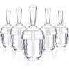18 Pieces Honey Pots Shaped Lip Gloss Tube Empty Plastic Lip Gloss Container Mini Clear Refillable Lip Balm Bottle Container with 2 Pieces Plastic Funnels for Women DIY Cosmetics, 6 ml
