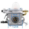 FitBest Carburetor with Fuel Line Kit Air Filter for C1U-K78 Echo PB200 PB-200 PB-201 PB201 ES-210 ES211 Zama A021000941 A021000942 Power Blower Shredder