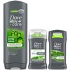 Dove Men + Care Extra Fresh Bundle – Men’s Body Wash, Aluminum-Free Deodorant + Antiperspirant, 72H Protection, Citrus Scent (3 Piece Set)