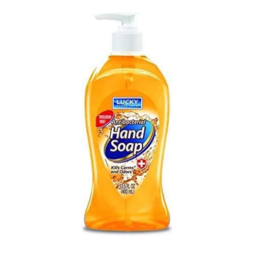 VWSVC Lucky Super Soft Liquid Hand Soap, Rose Petals, 13.5 Fluid Ounce, Pink,(Pack of 1)