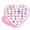 OSDUE 36 PCS Little Girl Jewel Rings, Adjustable, Duplicate-Free Kids Jewelry Ring Set, Pretend Play and Dress Up Rings for Girls, Perfect Birthday/Children'S Day/New Year Gift for Girls Aged 3-12