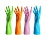 4 Pair Waterproof Reusable Dishwashing Nitrile Gloves for Car-washing Laundry Household Cleaning Medium