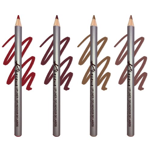 Khasana Lip Liner Pencil Set, Smooth Creamy Application, Long-Lasting, Gift Set- Nourishing & Moisturizing Formula. Transfer-Proof, Pack Of 4 (SIENA)