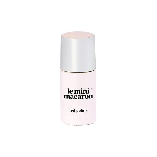 Le Mini Macaron DIY Gel Manicure Kit | Gel Nail Polish Kit w/ LED Nail Dryer Lamp, 1 Gel Polish, Cuticle Stick, Nail File, & Remover Wraps, (Coconut Yogurt)