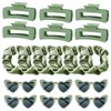 Whaline 18Pcs Sage Green Bridesmaid Proposal Gift Set Maid Matron of Honor Gift Hair Claw Clips Scrunchies Sunglasses for Wedding Bridal Shower Bachelorette Party Favors Supplies