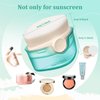 FOFOGANG 2 Pack Sunscreen Applicator for Kids Sunblock Buddy with Protective Caps and Storage Bag Suncream Sun Lotion Brush for Cream Liquid Foundation Powder
