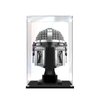 Welkin DC 3MM Display Case for Lego 75328 The Mandalorian Helmet Building Set,Dustproof Clear Display Case Compatible with Lego 75328(Not Include The Model)