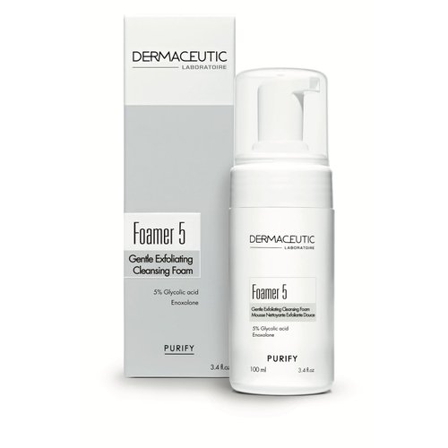 DERMACEUTIC FOAMER 5 Gentle EXFOLIATING Cleansing Foam Anti Aging Skin Care