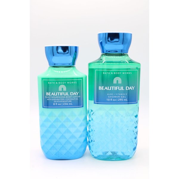 Generic Beautiful Day, Bath and Body, Shower Gel Body Wash and Body Lotion Bundle Set