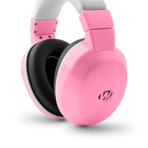 Walker's Infant Passive Muffs, 23dB Noise Reduction Rating Loud Sounds Shooting Hearing Protection Passive Muffs for Infants/Toddlers, Attachable Growband Included, Pink