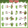 BeYumi Christmas Pickle Craft Kit - 123Pcs Christmas Pickle Craft Kit DIY Hanging Ornament Make Your Own Green Cucumber Decoration Set Xmas Holiday Party Favor Home Classroom Art Supplies for Kids