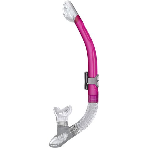 Mares Ergo Dry Snorkel - Clear/Pink