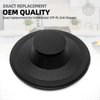 (2 Pack) Exact Replacement for InSinkErator STP-PL/STPPL Black Rubber Sink Stopper for Garbage Disposal – Compatible with Standard 3-1/2" Drains from Kohler, Waste King, Whirlpool, and More