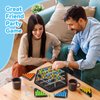 Chain Triangle Chess Game, Strategy Board Games for Kids, Triangle Rubber Band Game, Family Games for Kids and Adults, Chess Board Games for Family Night, 2 to 4 Players, Kids Christmas Birthday Gifts