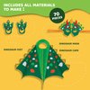 jackinthebox Dinosaur Toys for Kids 3-5, 3-in-1 Dino Dress-Up Kit, Arts and Crafts for Boys and Girls, Dinosaur Costume, Great Gift for Kids Ages 3 4 5, No Mess Craft Kit for Kids, DIY Activity..