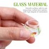NUOBESTY 2Pcs Miniature Fish Bowls Dollhouse Empty Goldfish Fish Bowl Glass 1:12 Dollhouse Fish Tank for Dollhouse Desktop Ornaments