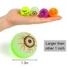 FINGOOO 24Pcs Halloween Bouncy Balls,Glow in The Dark Bouncing Balls for Kids Halloween Party Favors Non-Candy Halloween Treats Halloween Giveaways Classroom Rewards