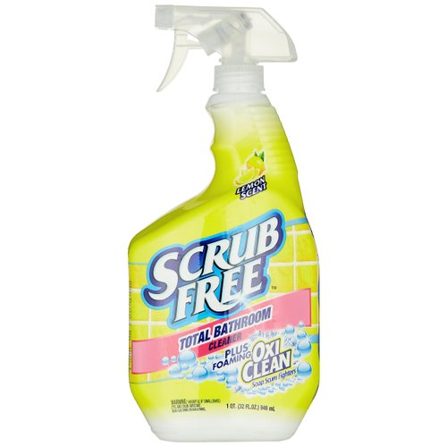 Scrub Free Bathroom Cleaner with Oxi Clean, Lemon Scent, 32 oz