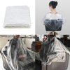 100 Pcs Disposable Hair Salon Capes,51x36 inch Waterproof Shampoo Barber Hair Cutting Cape for Barbershop and Salon Hairdressing,Suit for Kids Adults