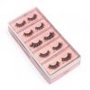 Dedbol 10 pairs of 10 models of 6D artificial fluffy natural mink eyelashes, dramatic false eyelashes(style 4)