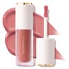 FOCALLURE Silky Cream Liquid Blush,Leaving a Matte Dewy Makeup Look,Easy to Apply and Create a Natural Flush,Long Lasting and Lightweight Cheek Blush Face Makeup,SOFT SERVE
