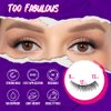 Magnetic Eyelashes | Premium Faux Mink Magnetic Lashes | Comfortable and Easy to use | Universal size |Reusable up to 50 times | Vegan and Cruelty free | Natural Look, 1 Pair (Too Fabulous)