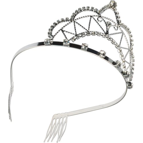 ViciBeads Elegant Bridal Wedding Rhinestone Tiara Crown with Combs