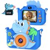 Kids Camera for Kids, Jexylon Toddler Digital Camera for 3-12 Years, Christmas Birthday Gift for Boys, Dinosaur Toys for 3 4 5 6 7 8 9 Years Old, Blue02