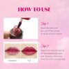 ETUDE Dear Darling Water Tint - Cherry Ade | Vivid Color Lip Stain with Moisturizing Weightless & Non-sticky Finish Lip Stain | Smudge-proof Lip Tint | Korean Makeup, Perfect for Gift