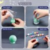 Pllieay DIY Planet Bouncy Ball Make Your Own Bouncy Ball Kit Kids Magic Bouncy Balls Educational Science Kits DIY STEM Toys Craft Kit for Kids