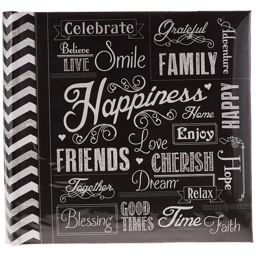 Pioneer Photo Albums EV-246CHLK Happiness Photo Album 4 x 6 Inch
